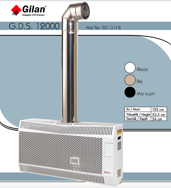 Gilan üstten hermetik