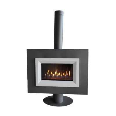 Mira H10F Freestanding Üstten Bacalı Doğalgazlı Şömine Soba